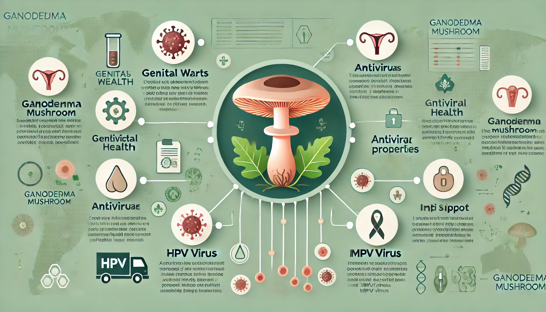 گانودرما برای hpv