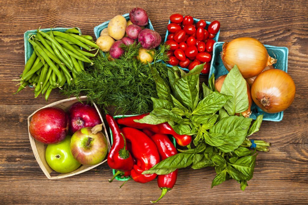 میوه جات و سبزیجات دارای آنتی اکسیدان