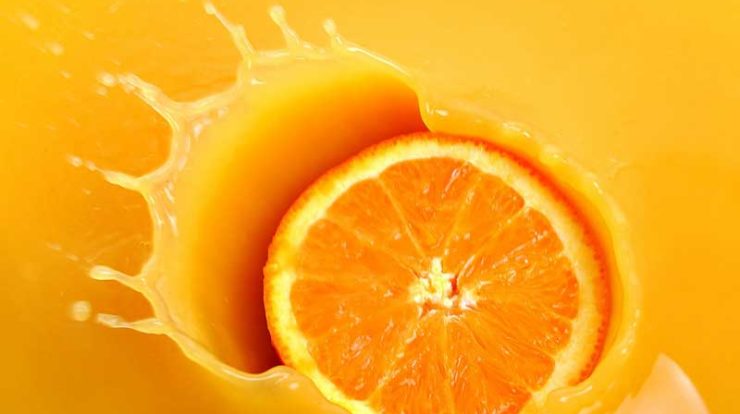 میوهای نارنجی پرتقال